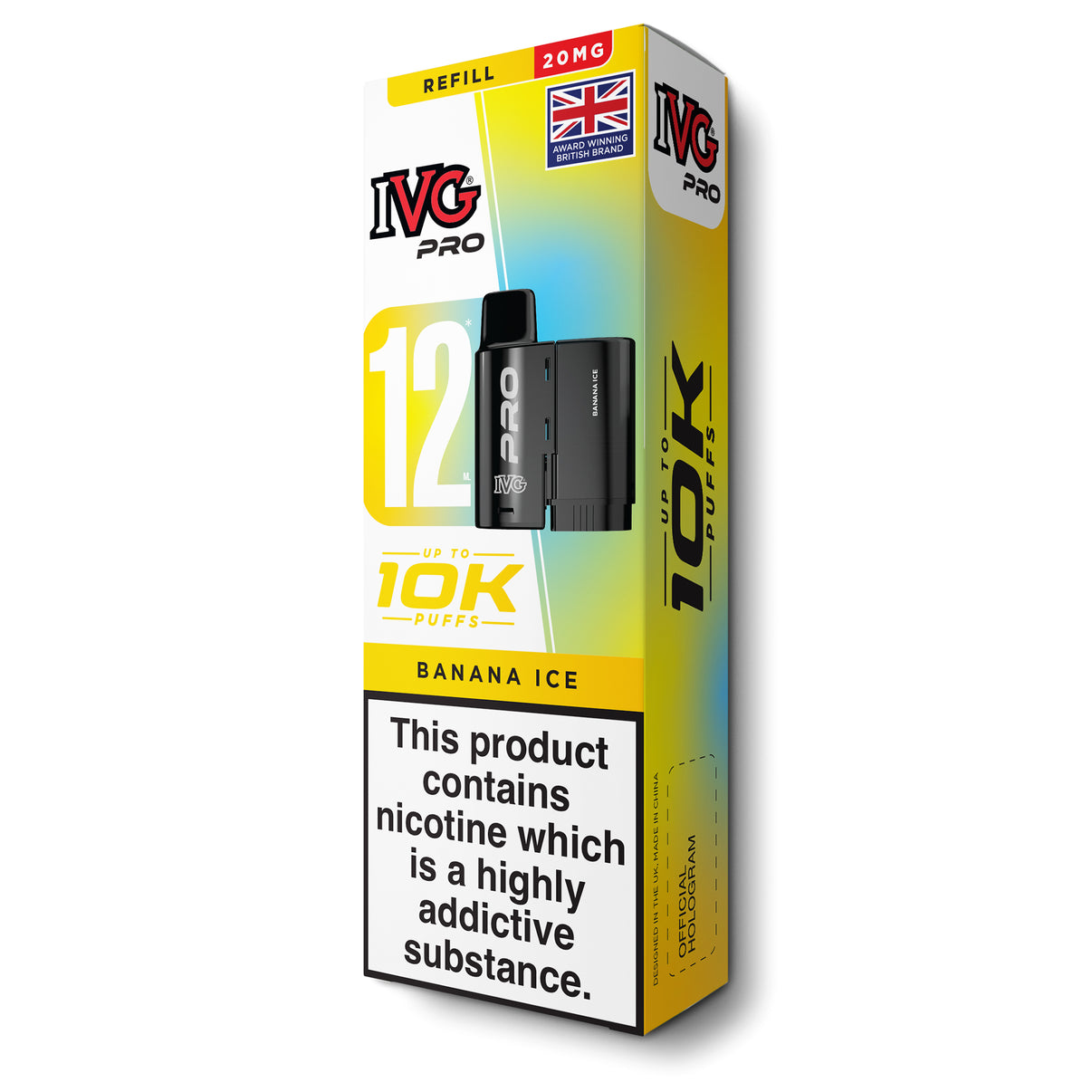 IVG Pro 12 Banana Ice Refill Pod | 5.99 | E-Cigarette Direct IVG Pro 12 Banana Ice Refill Pod | 5.99 | E-Cigarette Direct