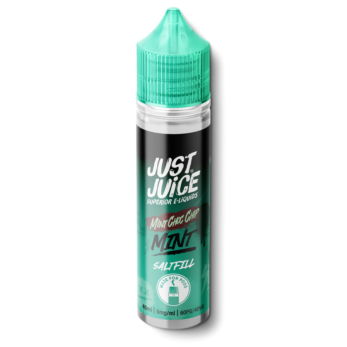 Just Juice Bar Saltfill Mint Choc Chip | 40ml Shortfill | From 7.50 + FREE Nic Shot E-Cigarette Direct Just Juice Bar Saltfill Mint Choc Chip | 40ml Shortfill | From 7.50 + FREE Nic Shot E-Cigarette Direct