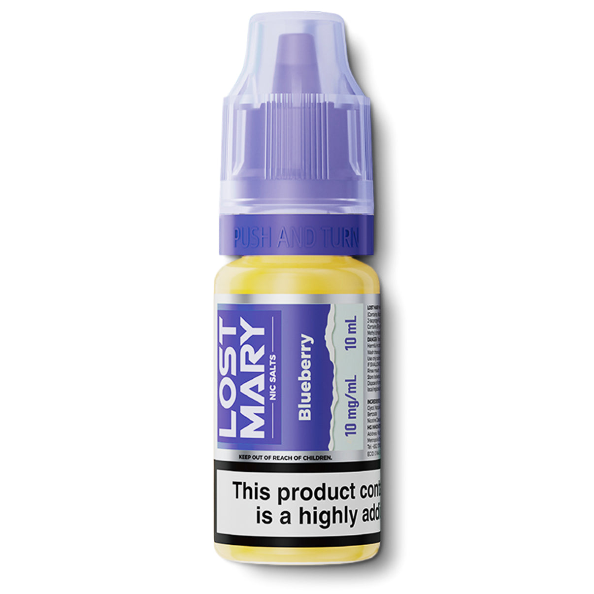 Lost Mary 10ml nic salts blueberry flavour