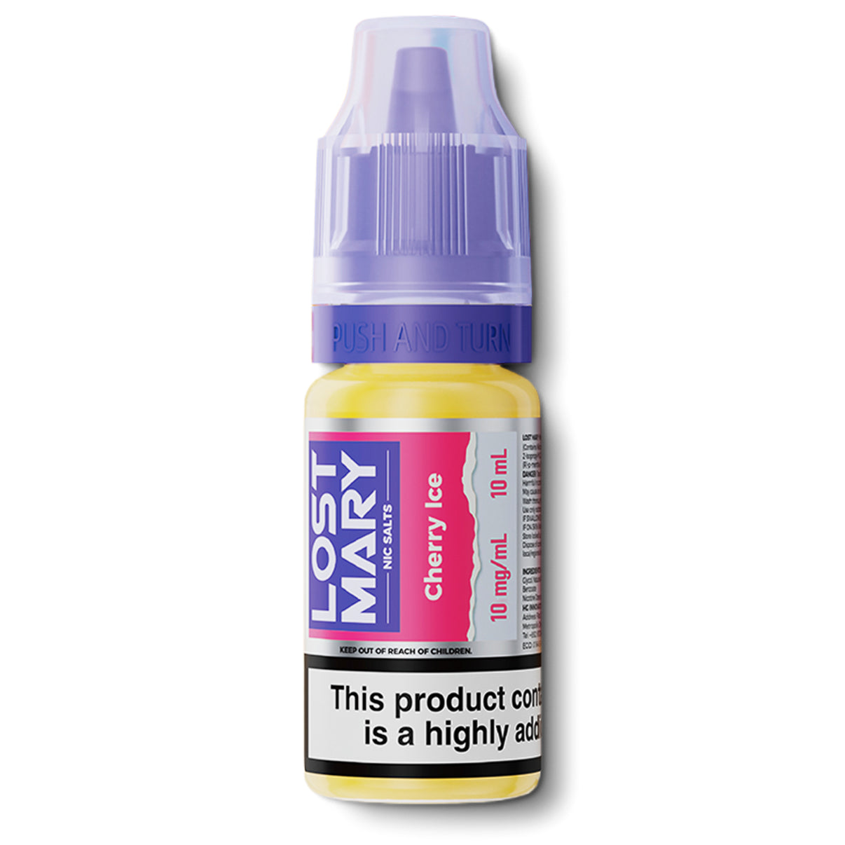 Lost Mary 10ml nic salts cherry ice flavour