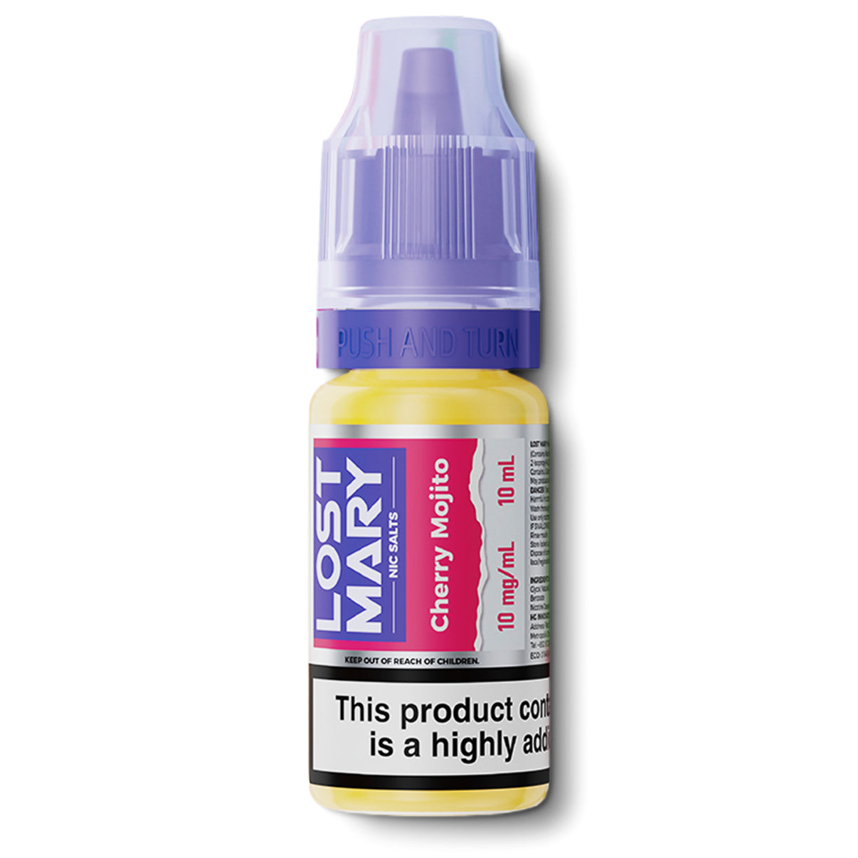 Lost Mary 10ml nic salts cherry mojito flavour