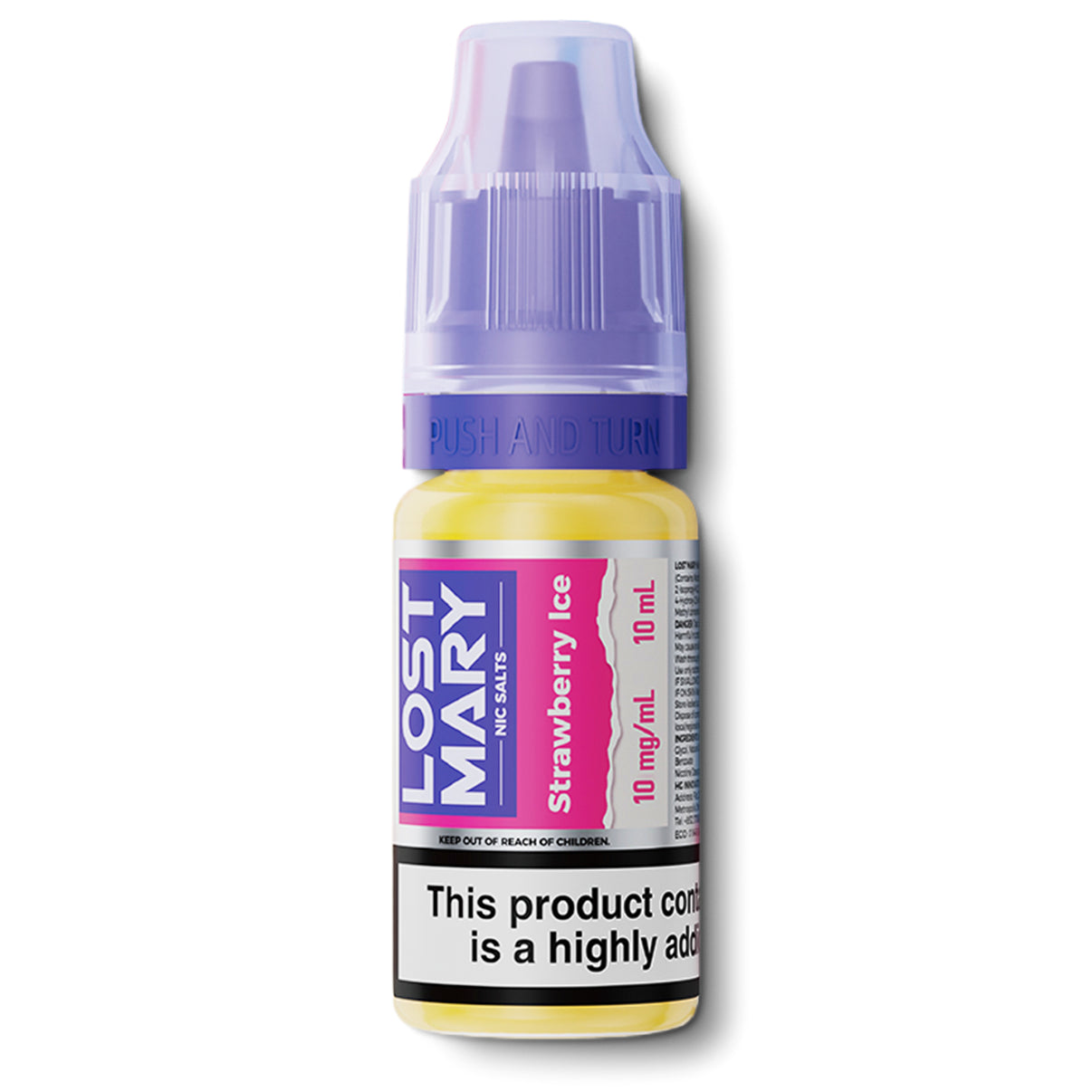 Lost Mary 10ml nic salts strawberry ice flavour