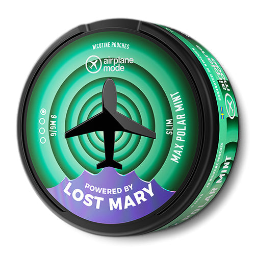 Lost Mary Airplane Mode Max Polar Mint Nicotine Pouches
