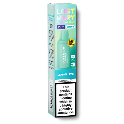 Lost Mary BM600 Lemon Lime Prefilled Pods