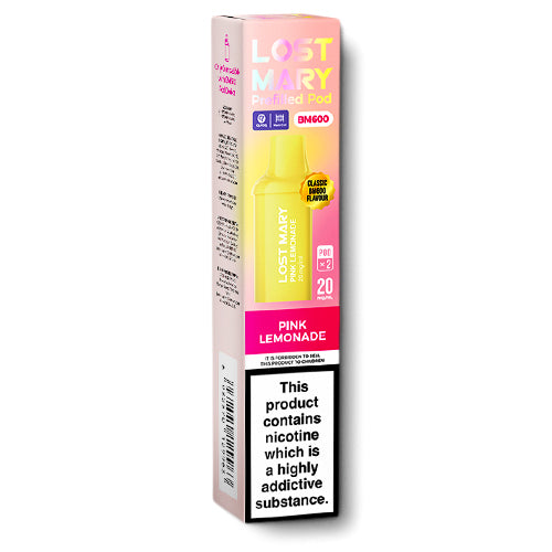 Lost Mary BM600 Pink Lemonade Prefilled Pods