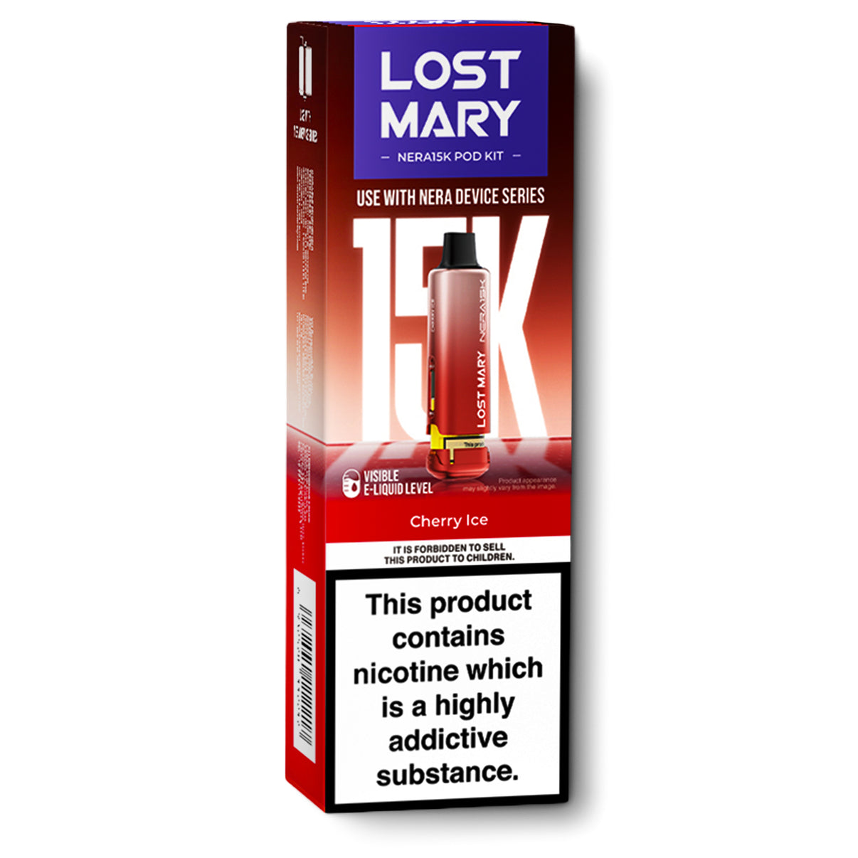 Lost Mary Nera 15K pods herry Ice