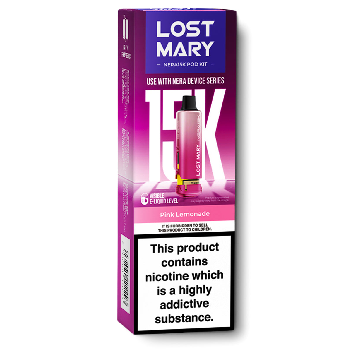 Lost Mary Pink Lemonade Nera 15k Refill Pods | 3 for 17 | E-Cigarette Direct Lost Mary Pink Lemonade Nera 15k Refill Pods | 3 for 17 | E-Cigarette Direct