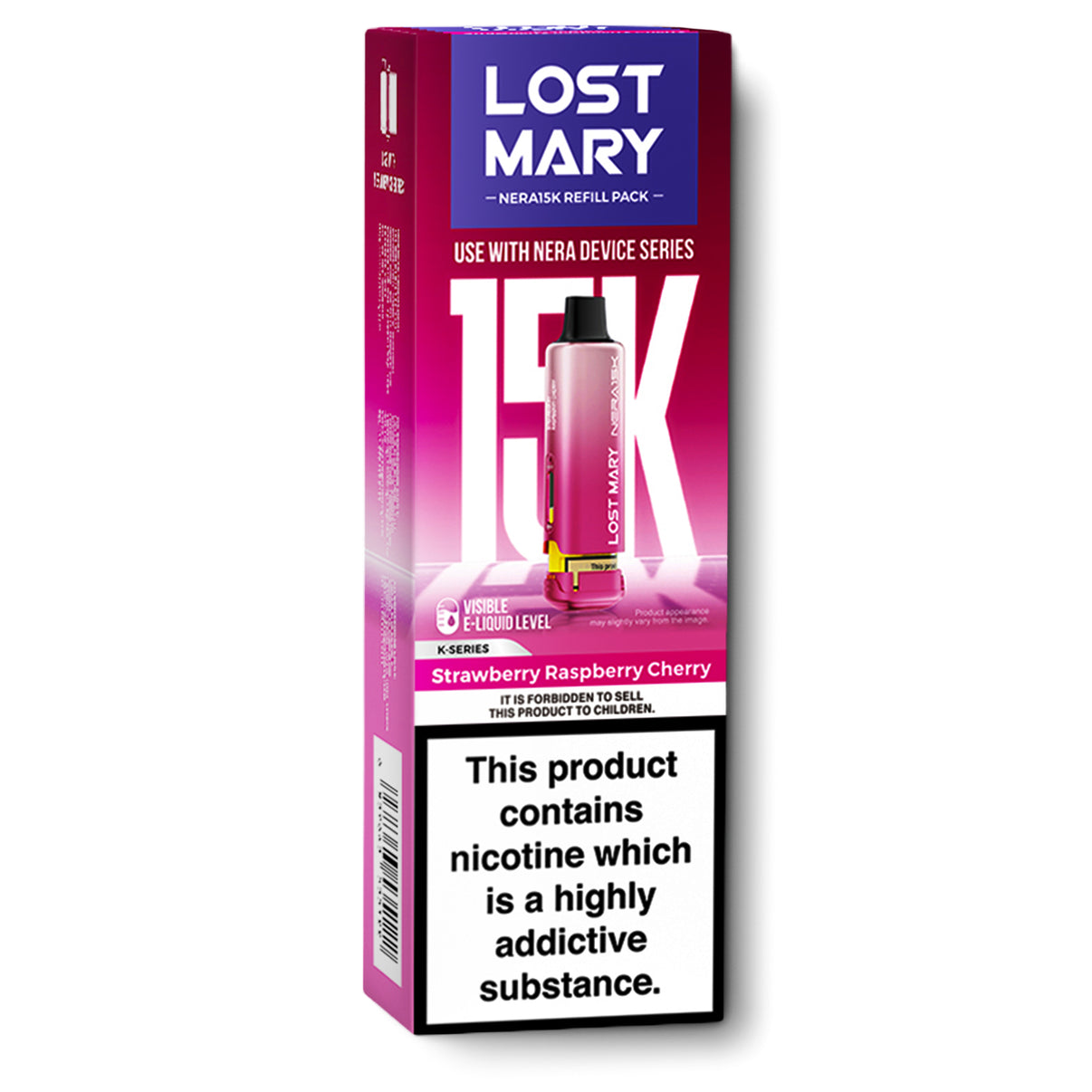 Lost Mary Nera 15K pods Strawberry Raspberry Cherry