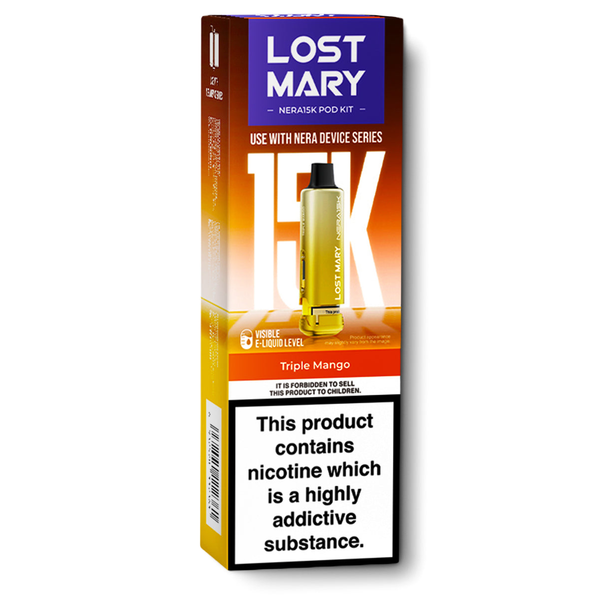 Lost Mary Nera 15K pods Triple Mango