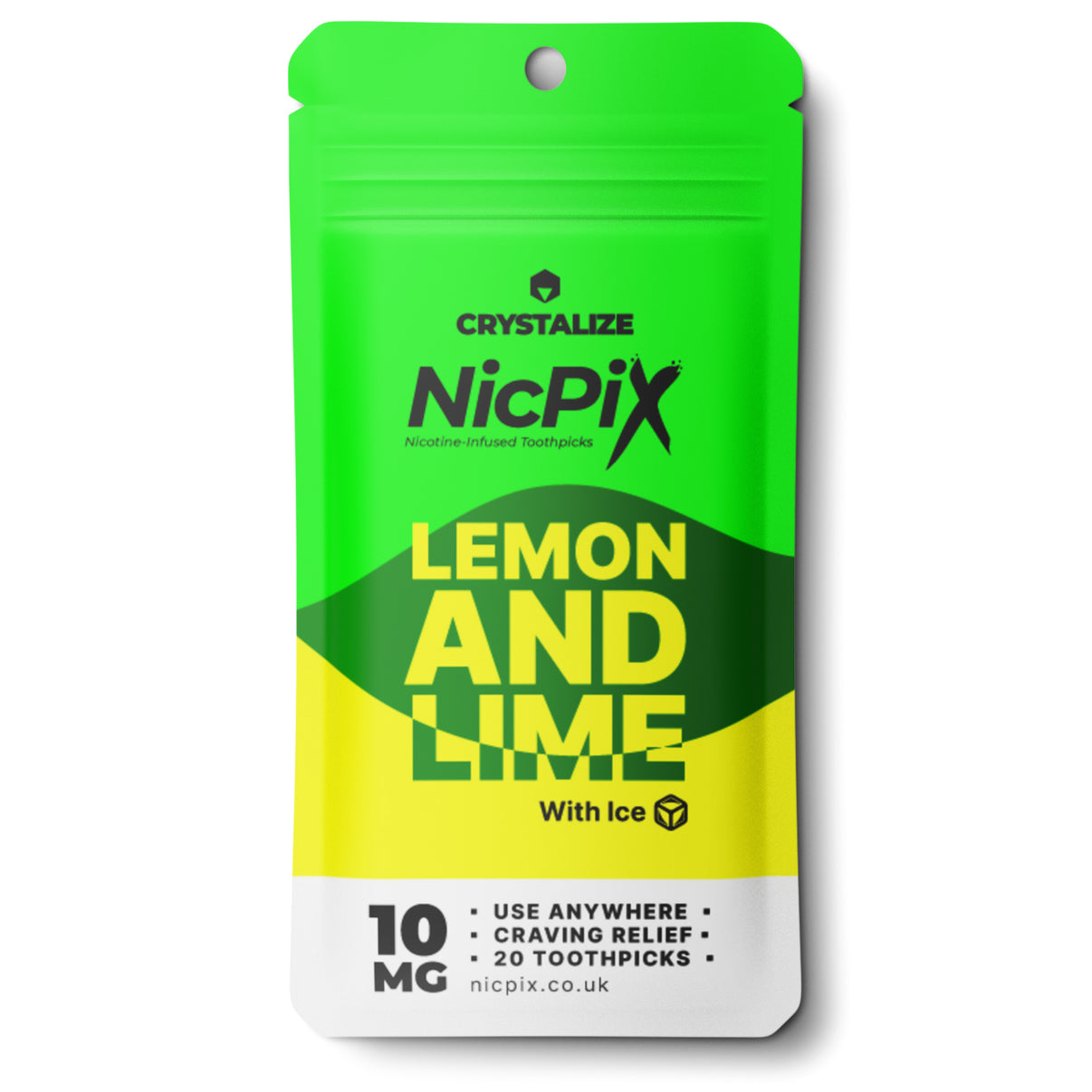Crystalize NicPix nicotine toothpicks lemon and lime flavour