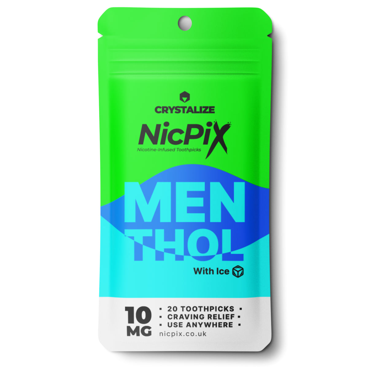 Crystalize NicPix nicotine toothpicks menthol flavour