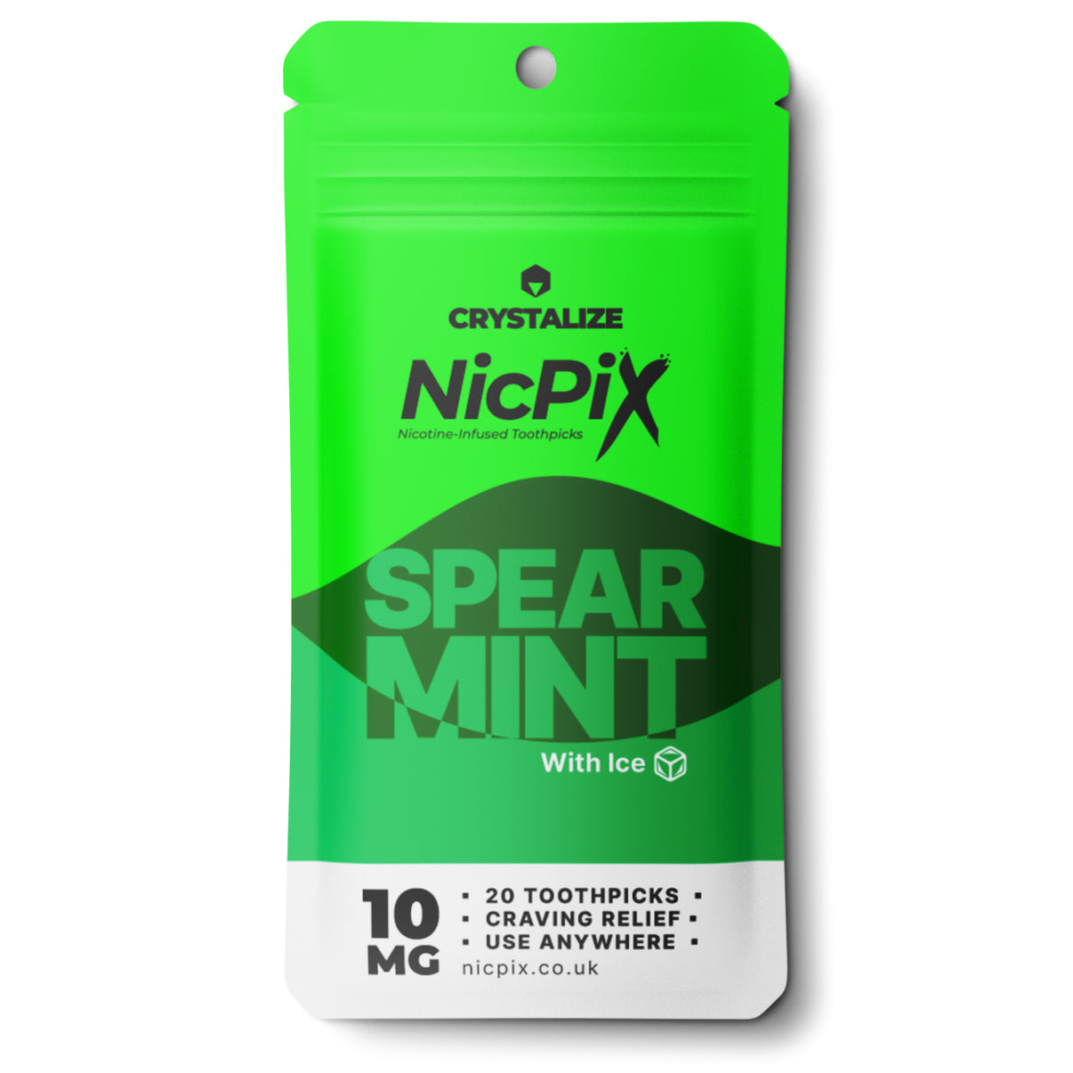 Crystalize NicPix nicotine toothpicks spearmint flavour
