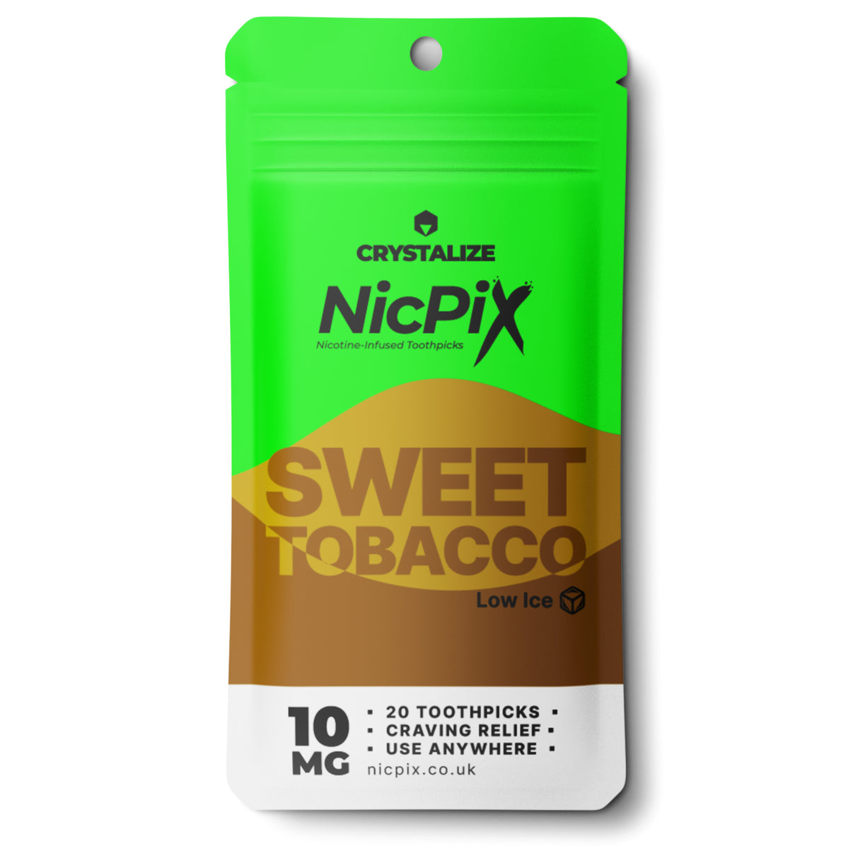 Crystalize NicPix nicotine toothpicks sweet tobacco flavour