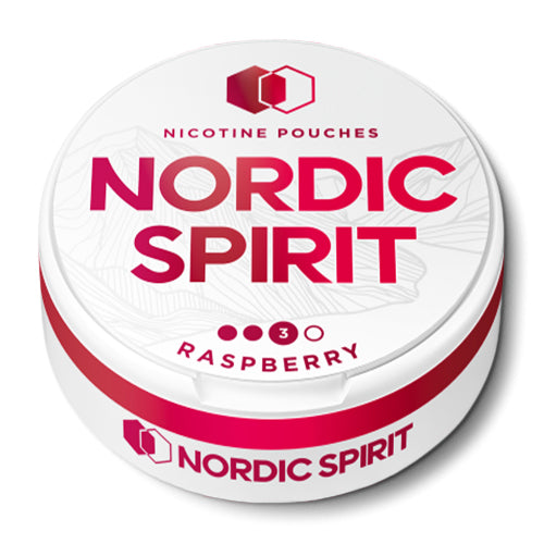 Nordic Spirit nicotine pouches raspberry flavour