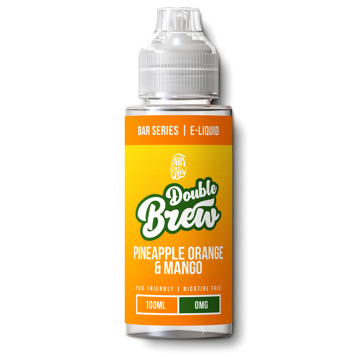 Double Brew Bar Series Pineapple Orange & Mango shortfill bottle