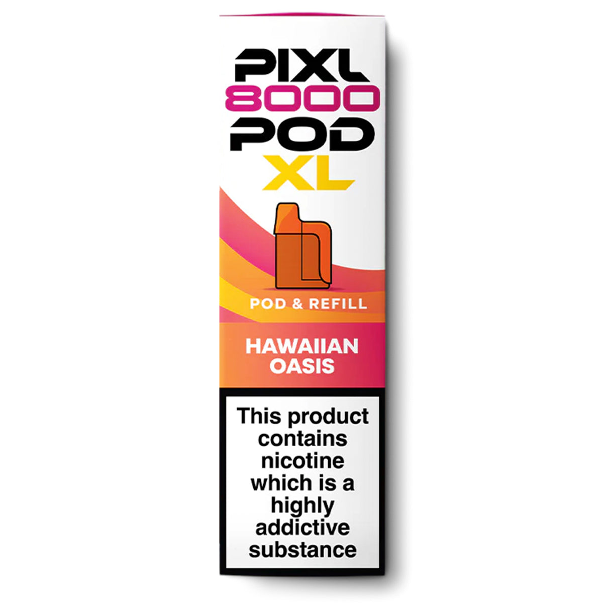 Pixl 8000 pod and refill hawaiian oasis flavour