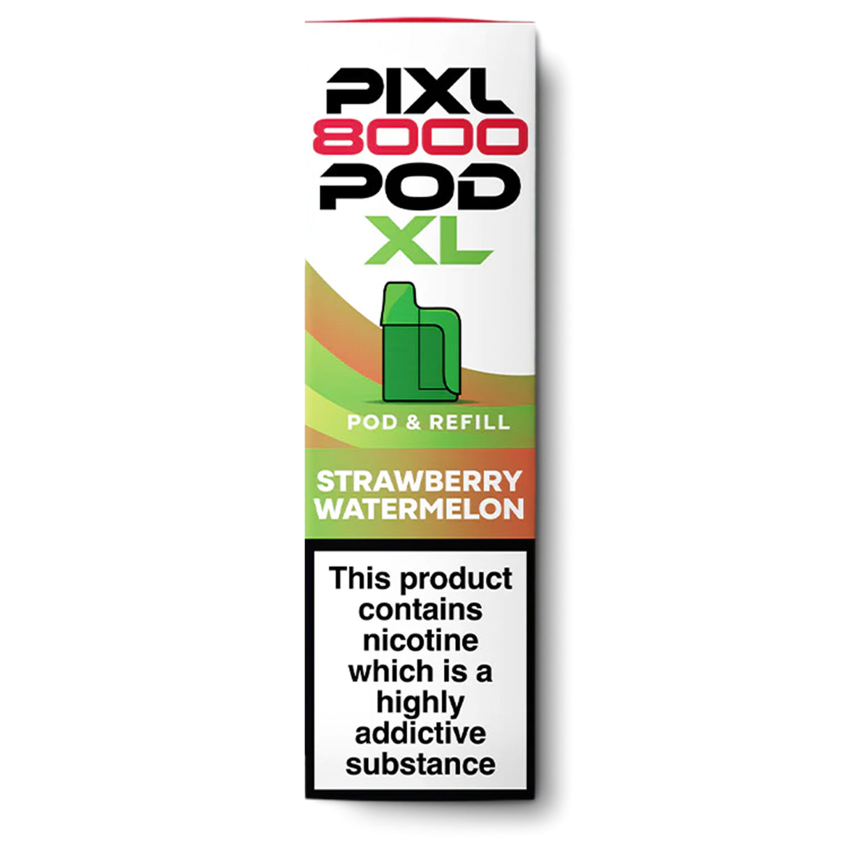 Pixl 8000 pod and refill strawberry watermelon flavour