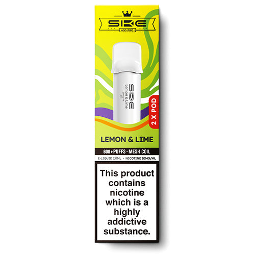 SKE 600 Pro Prefilled Pods Lemon & Lime