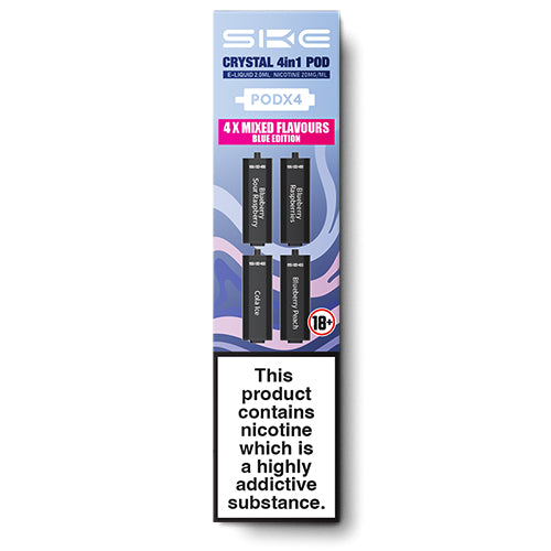 SKE Crystal 2400 Pods Blue Edition