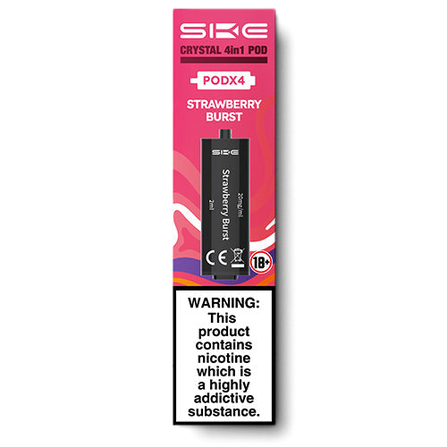 SKE Crystal 2400 Pods Strawberry Burst
