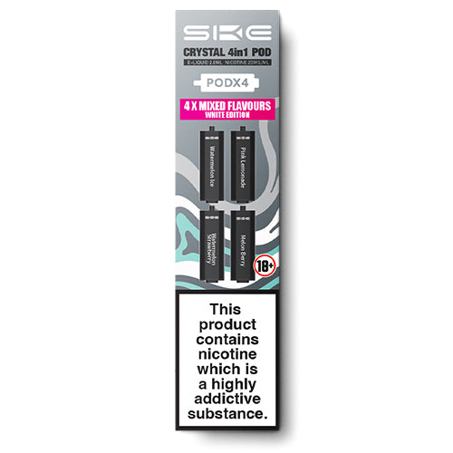 SKE Crystal 2400 Pods White Edition
