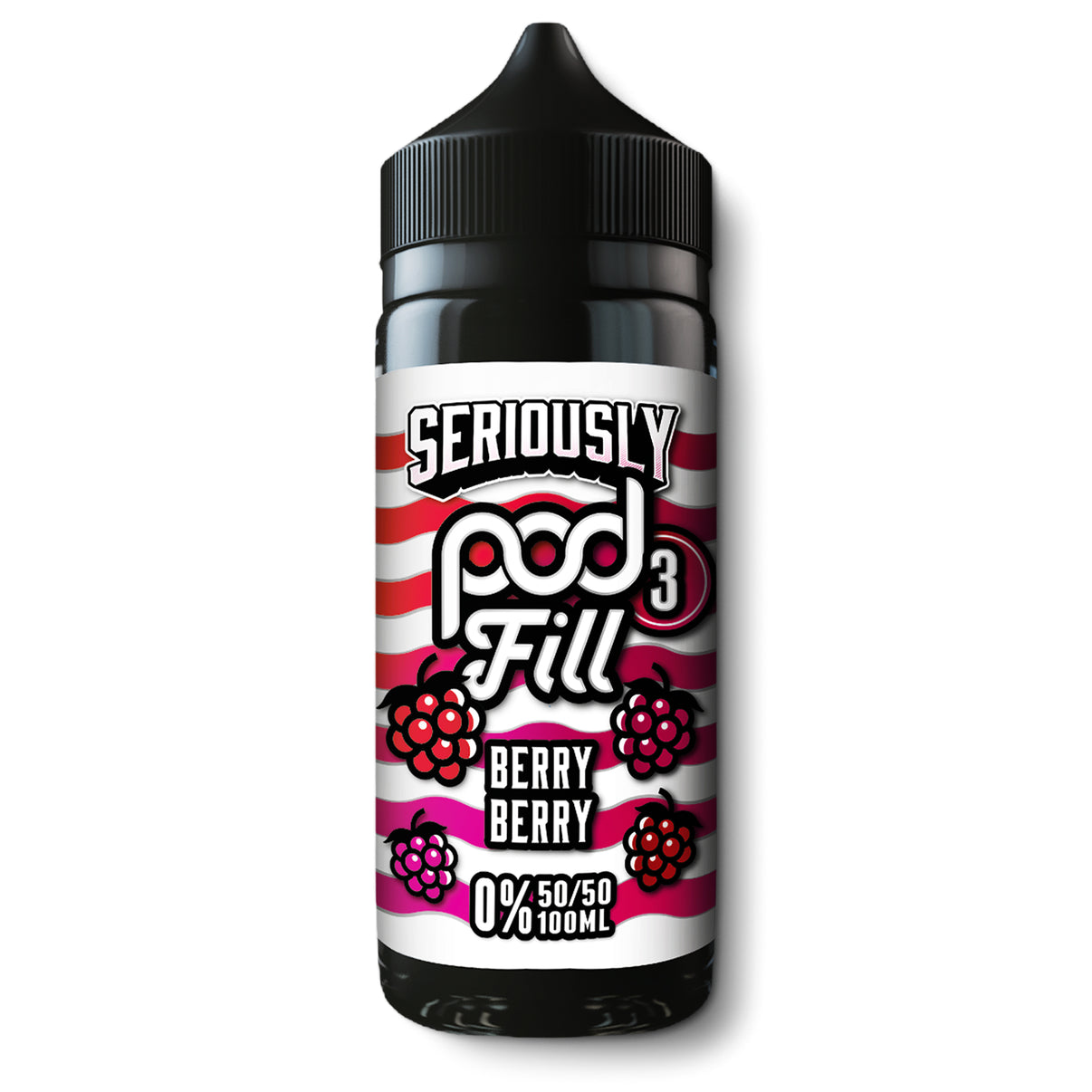 Seriously Pod Fill 3 100ml shortfill berry berry flavour