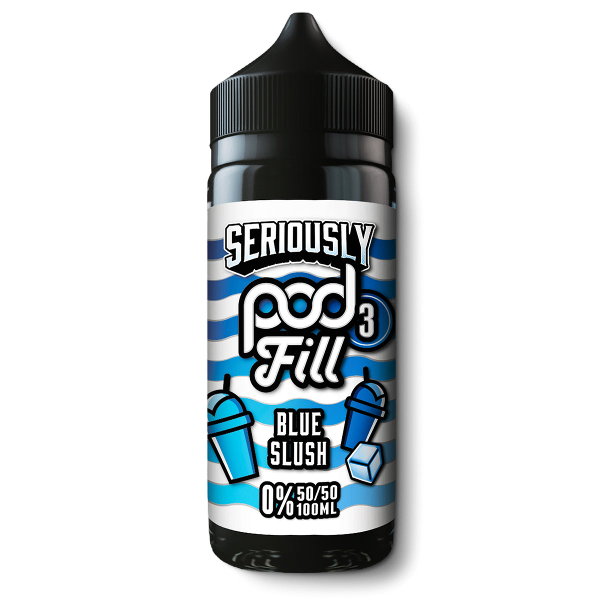 Seriously Pod Fill 3 100ml shortfill blue slush flavour