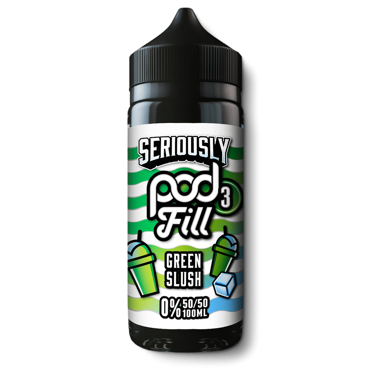 Seriously Pod Fill Green Slush | 100ml Vape Juice from 12 E-Cigarette Direct Seriously Pod Fill Green Slush | 100ml Vape Juice from 12 E-Cigarette Direct
