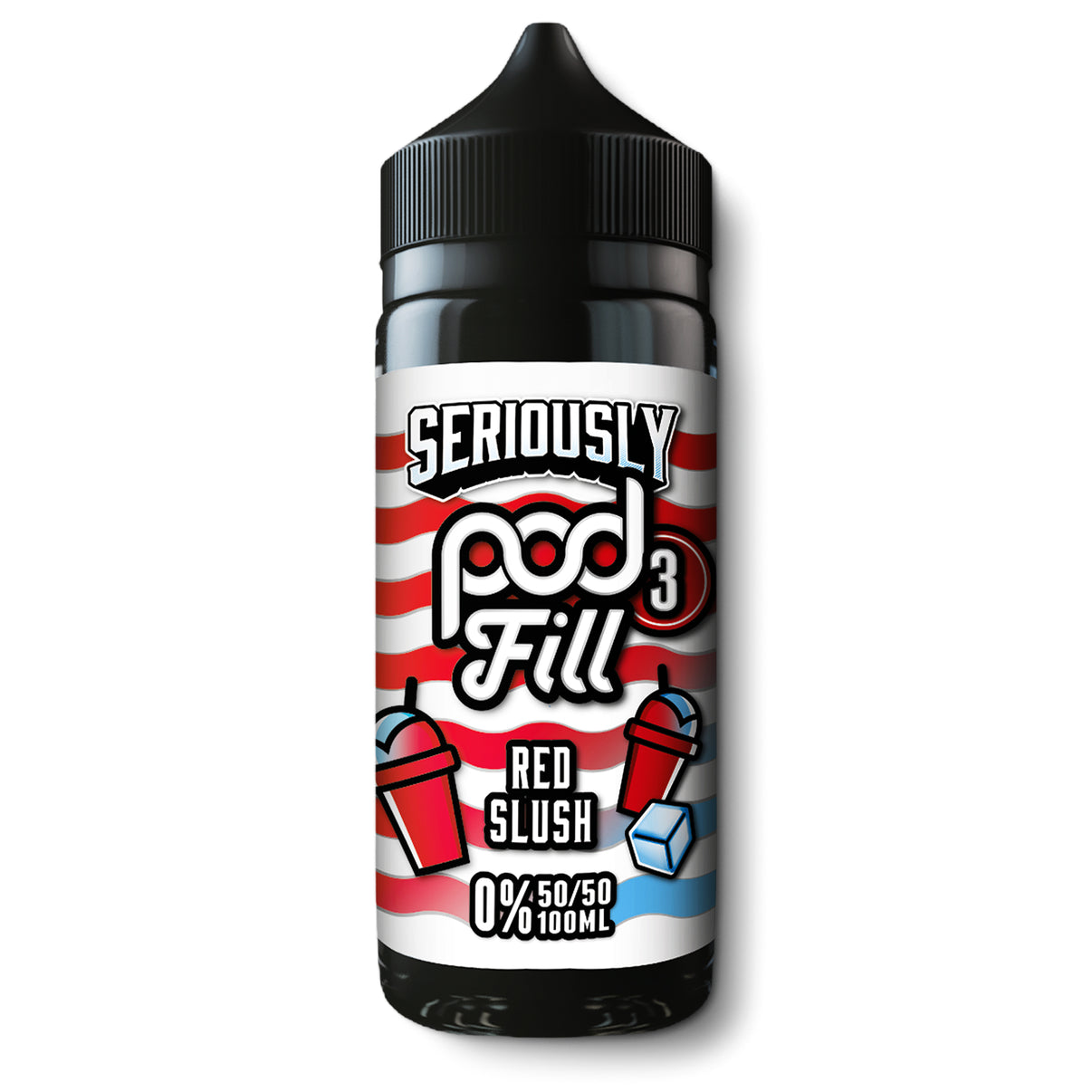 Seriously Pod Fill 3 100ml shortfill red slush flavour