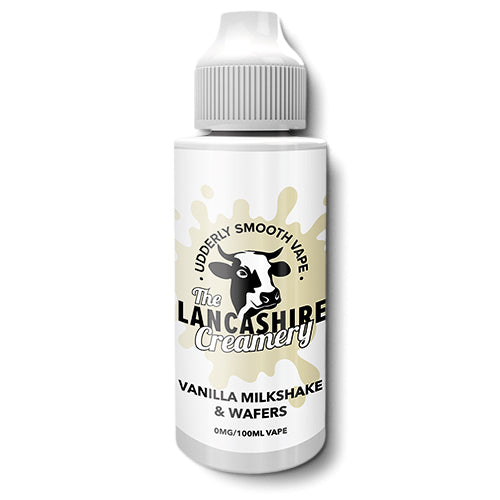 The Lancashire Creamery Vanilla Milkshake and Wafers