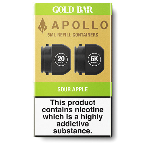 Gold Bar Apollo 20K Sour Apple Pods