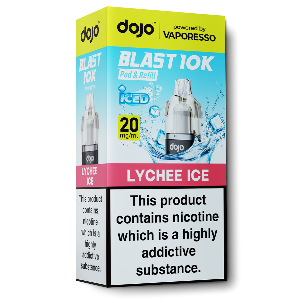 Vaporesso Dojo Blast 10k lychee ice flavour pods