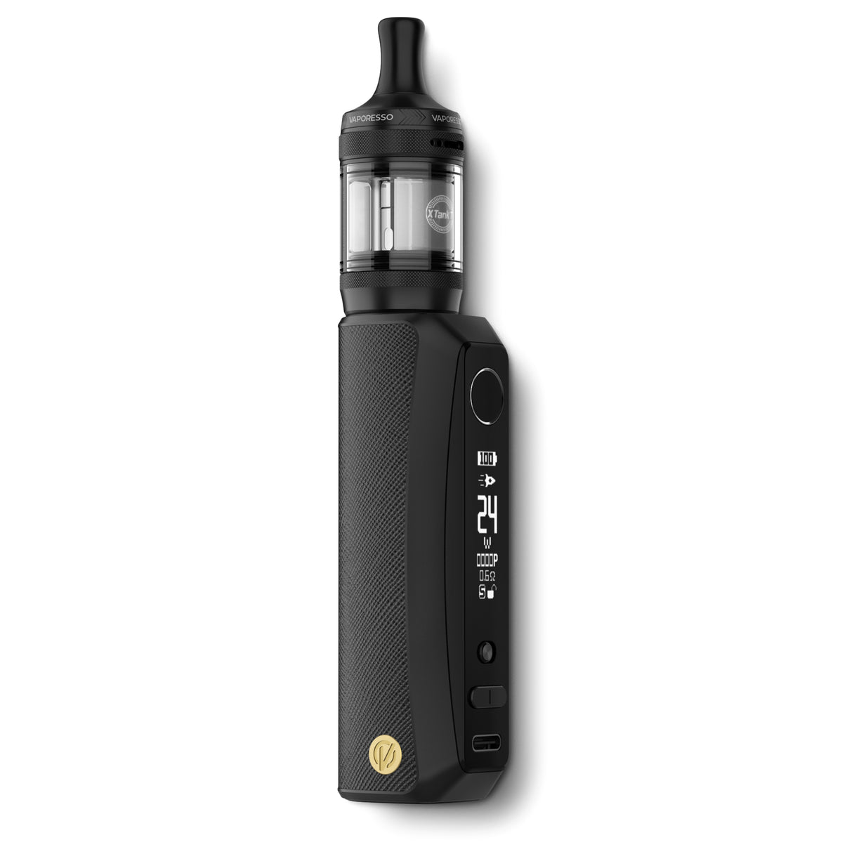 Vaporesso GTX One Pro Black on a white background