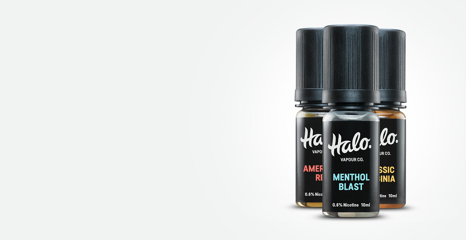 Click here to view our Halo Vapour Co range